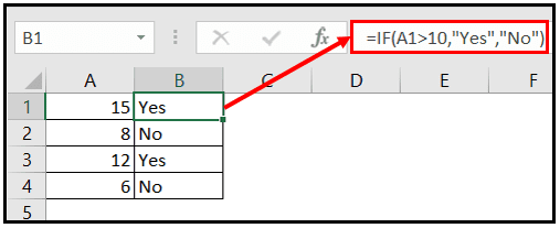 How to use IF function in excel